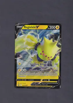 Regieleki V SWSH280 Jumbo Oversized Black Star Promo Pokemon TCG Card NM - Image 1