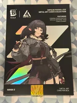 Zenless Zone Zero Vivian SILVER Metal Card ZZZ Anime Impulse Exclusive Series - Image 3