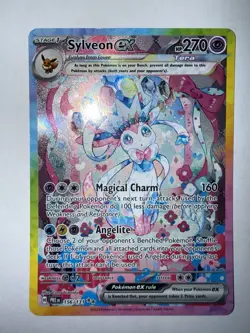 Pokemon TCG Sylveon EX Prismatic Evolutions Holo Card 156/131 - Image 1