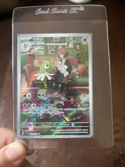 Pokemon TCG Kirlia Scarlet & Violet Base Set Holo Illustration Rare Card 212/198 - Image 1