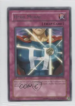 Hero Medal (Rare) 1st Ed. YuGiOh Strike of the Neos #STON-EN050 2007 READ - Image 1