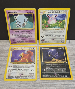 Pokemon Card Neo Discovery Set TCG Vintage 4 Card Lot WOTC Trading Card Game - Image 1
