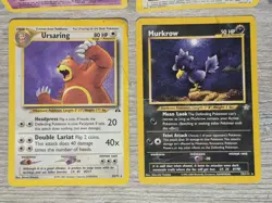 Pokemon Card Neo Discovery Set TCG Vintage 4 Card Lot WOTC Trading Card Game - Image 3