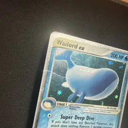 Pokemon TCG Wailord EX Sandstorm Holo Rare Card 100/100 - Image 2