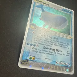 Pokemon TCG Wailord EX Sandstorm Holo Rare Card 100/100 - Image 3