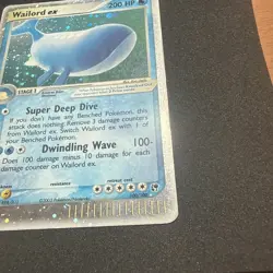 Pokemon TCG Wailord EX Sandstorm Holo Rare Card 100/100 - Image 4