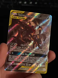 Umbreon & Darkrai GX SM241 Sm Holo Pokemon TCG Card Art Promo - Image 5