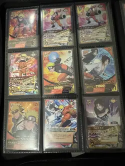 Naruto and Sasuke official Japanese Naruto Bandai Card Lot (2004–2006) - Image 1
