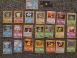 22 Pokemon Cards 8 of the 22 Cards are Holos! Great Condition!1 W/Grain of Gold - Image 2