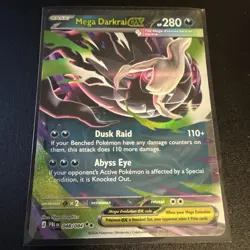 Mega Darkrai ex 48/84 Pitch Black Pokemon Card NM - Image 1