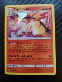 Typhlosion 42/214 Holo Lost Thunder Pokemon Card - Image 2