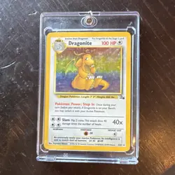 The Pokemon Company Dragonite 4/62 Fossil Holo Rare Unlimited English 100 HP - Image 1