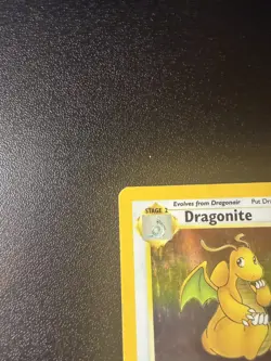 Dragonite 4/62 Unlimited Holo Rare Fossil HP/DMG - Image 2