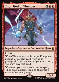 Thor, God of Thunder - Marvel Super Heroes (Near Mint, Non-Foil) - Image 1