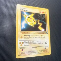 Pikachu Pokemon Card WB Movie Black Star Promo Stamped 4 Vintage WOTC - - Image 2