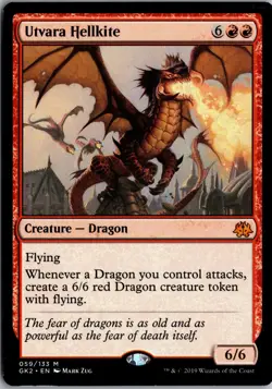 Utvara Hellkite 59 Mythic Ravnica Allegiance: Guild Kits Magic: The Gathering MP - Image 1