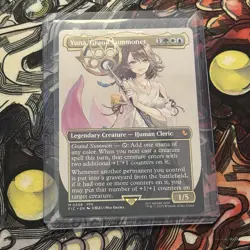 Yuna, Grand Summoner Borderless Foil, MTG Single, FIN 0208 Mythic Near Mint - Image 3