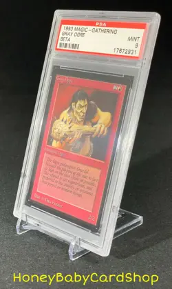 MTG Limited Edition Beta 1993 Gray Ogre PSA 9 Mint Old School 93/94 - Image 3