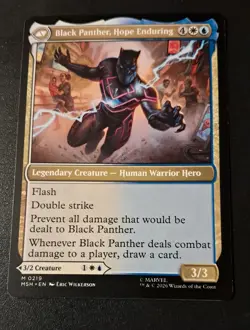 King T'Challa 219 Mythic Marvel Super Heroes Magic: The Gathering Near Mint - Image 2