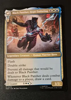 King T'Challa 219 Mythic Marvel Super Heroes Magic: The Gathering Near Mint - Image 4