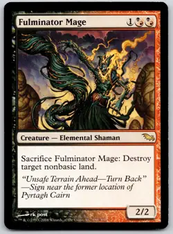 Fulminator Mage 188 Rare Shadowmoor Magic: The Gathering Lightly Played - Image 1