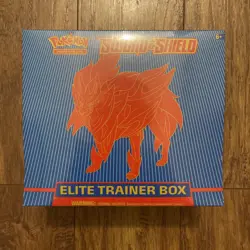 Pokemon Sword & Shield Elite Trainer Box ETB Zamazenta Factory Sealed - Image 1