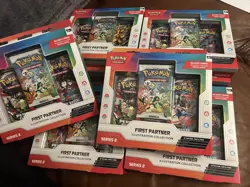 8 x Pokemon First Partner Illustration Collection Series 2 - Image 2