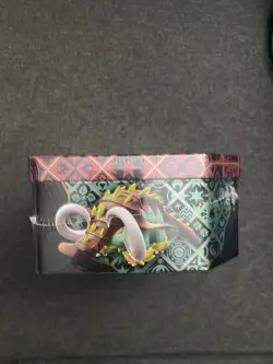 Pokemon TCG Scarlet & Violet Paldean Fates Shiny Charizard ex Tin Sealed 5 Packs - Image 5