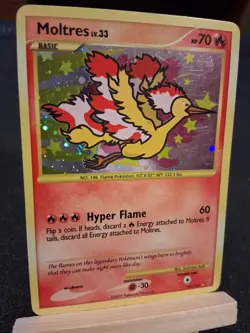 Pokemon TCG Moltres 149/147 Platinum Supreme Victors Holo Secret Rare LP MP - Image 2