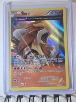 Entei 15/98 Reverse Holo Rare XY Ancient Origins Pokemon TCG Card NM - Image 1