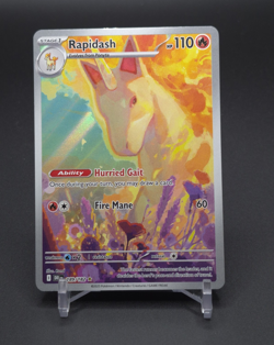 Rapidash 189/182 SV10: Destined Rivals Holo Full Art Illustration Rare EN 110 HP - Image 1