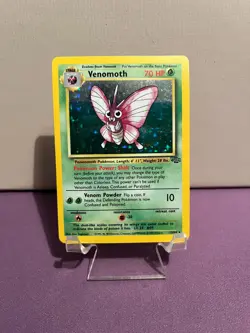 Pokemon Vintage Holo Venomoth Jungle 13/64 WotC 1999 - Image 1