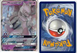 Mewtwo GX 31/68 Holo Rare GX Hidden Fates Pokemon NM - Image 3