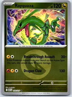 Rayquaza (Energy Symbol Pattern) 153/217 A C Pokemon Reverse Holo NM nagimiso - Image 1