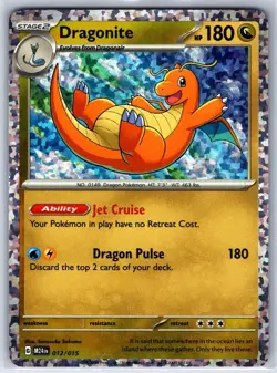 Dragonite 012/015 Holo Promo McDonald's Promos 2024 Pokemon NM Sakuma - Image 1