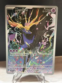 Pokemon TCG Xerneas 091/086 Crown Zenith Rare Full Art Holo English 2026 130 HP - Image 1