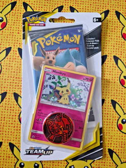 Pokemon Sun & Moon Team Up Blister Pack Sealed Booster Mimikyu Promo Sealed - Image 1