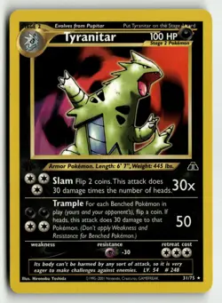Tyranitar (31) - Neo Discovery (N2) 31/75 1st Edition Pokemon - Image 1