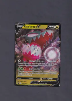Regidrago V SWSH281 Jumbo Oversized Black Star Promo Pokemon TCG Card NM - Image 1
