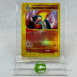 Pokemon TCG Expedition Base Set Typhlosion 28/165 Reverse Holo English - Image 1