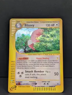 Blissey H06/H32 Aquapolis Holo Ultra Rare Pokemon TCG Nintendo e-reader LP - Image 3