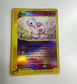 Mew 56/165 Expedition Holo Rare English 50 HP 2002 Hajime Kusajima - Image 1