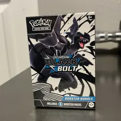 Pokemon TCG Scarlet & Violet: Black Bolt Booster Bundle 6 Packs - Image 1