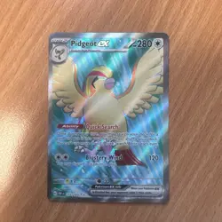 Pidgeot ex 217/197 Ultra Rare Obsidian Flames Pokemon Holo Near Mint - Image 2