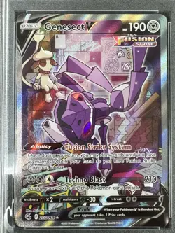 2021 Pokemon SWSH FA/Genesect V Fusion Strike 255/264 PSA 10 Gem Mint - Image 4