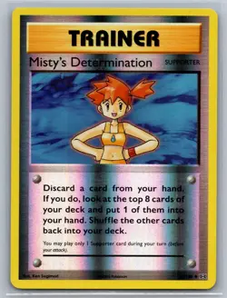 Pokemon Misty's Determination 80/108 Uncommon Evolutions Reverse Holo LP - Image 1
