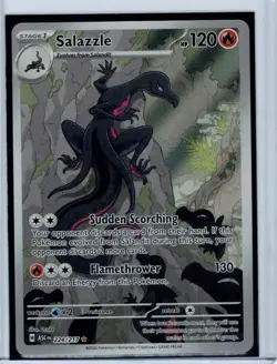 Salazzle 224/217 Illustration Rare Ascended Heroes Pokemon Holo Near Mint - Image 1