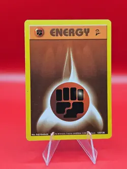 Fighting Energy 125/130 - Base Set 2 - Common - Pokemon TCG - LP- - Image 1