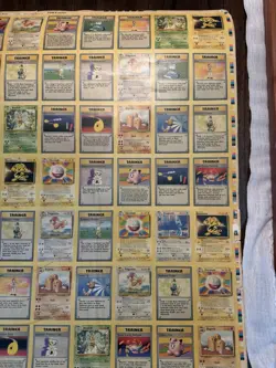 Pokemon Uncut Sheet Base Set Rare 1999 WOTC - Image 4