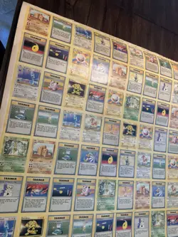 Pokemon Uncut Sheet Base Set Rare 1999 WOTC - Image 5